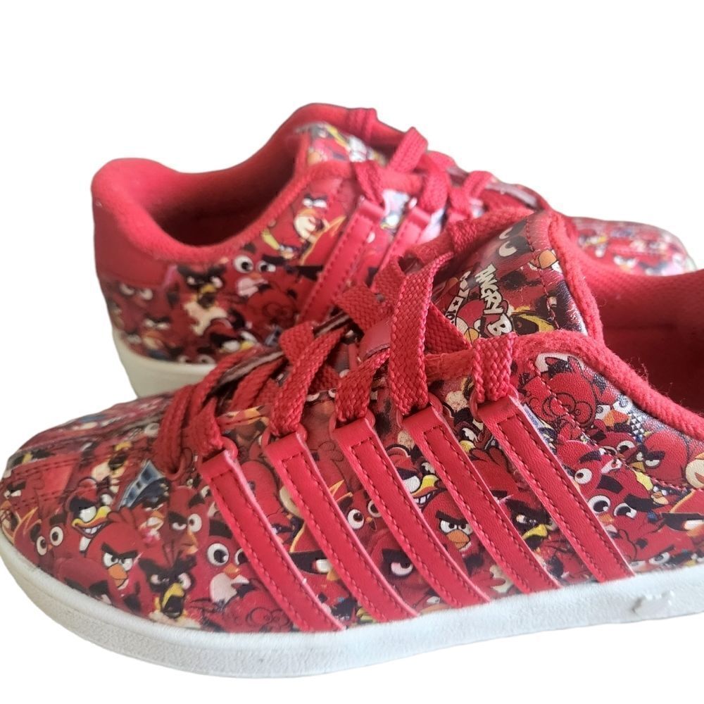 K- Swiss Angry Birds Red 10 Years Collector's Kids Boys Girls Sneakers